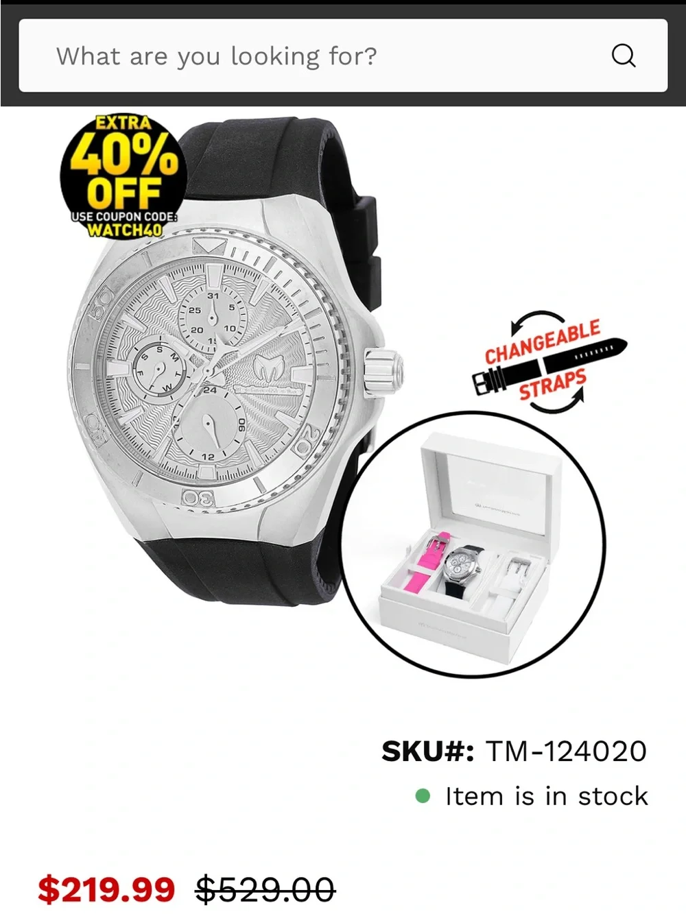 Technomarine men chronograph